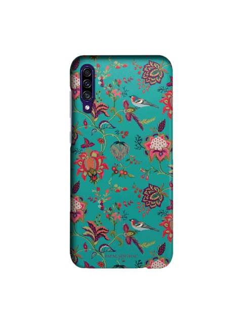 

macmerise Teal Green & Pink Payal Singhal Chidiya Sublime Samsung Galaxy A30S Back Case
