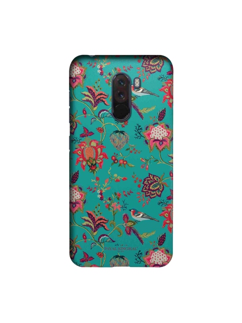 

macmerise Teal Green & Pink Payal Singhal Chidiya Sublime Xiaomi Poco F1 Back Case