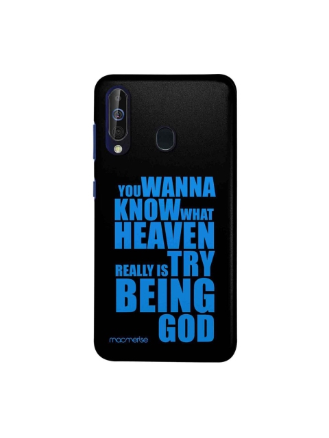 

macmerise Black & Blue Try Being God Sublime Samsung Galaxy M40 Back Case