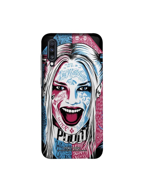 

macmerise Pink & White DC Comics Wicked Harley Quinn Sublime Samsung Galaxy A70 Back Case