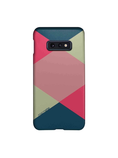 

macmerise Pink & Teal Blue Criss Cross Tealpink Samsung Galaxy S10E Back Case