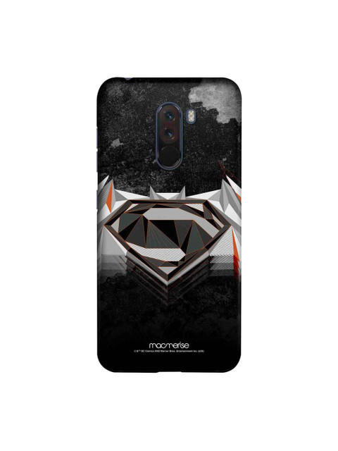 

macmerise Black & Grey DC Comics Superman Men Of Steel Sublime Xiaomi Poco F1 Back Case