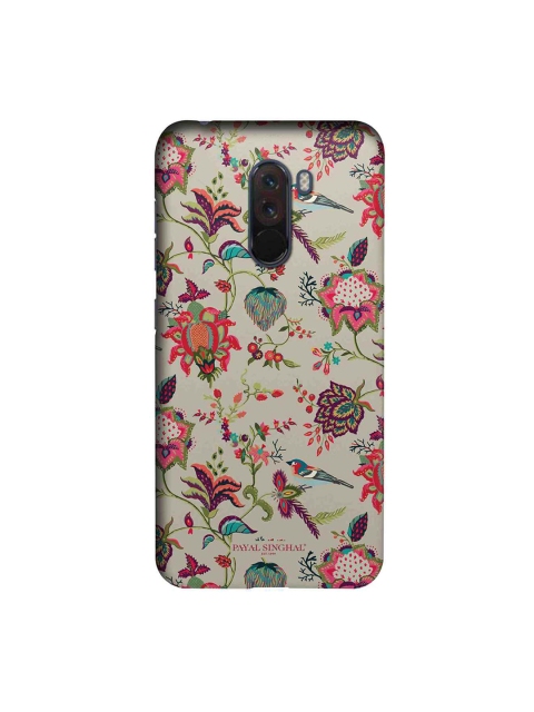 

macmerise Beige & Red Payal Singhal Chidiya Sublime Xiaomi Poco F1 Back Case
