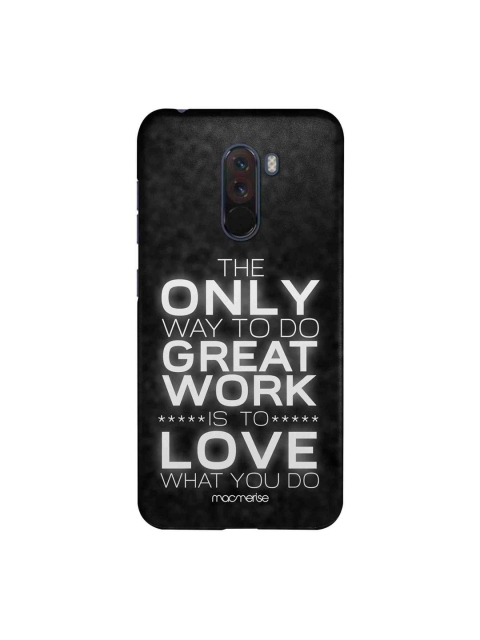 

macmerise Black & White Love What You Do Sublime Xiaomi Poco F1 Back Case