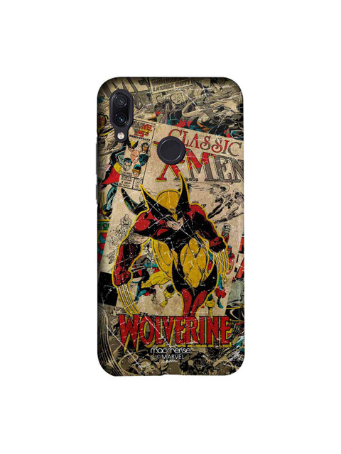 

macmerise Grey & Yellow Marvel Comics Comic Wolverine Sublime Xiaomi Redmi Note 7 Back Cover