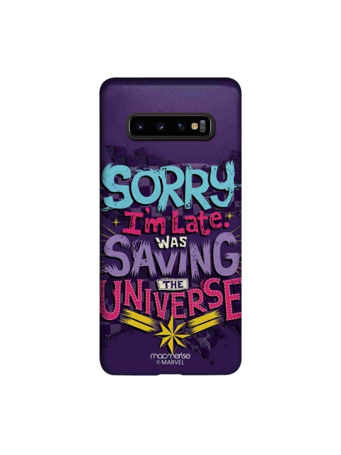 

macmerise Purple & Pink Marvel Comics Saving The Universe Sublime Samsung Galaxy S10 Plus Back Case