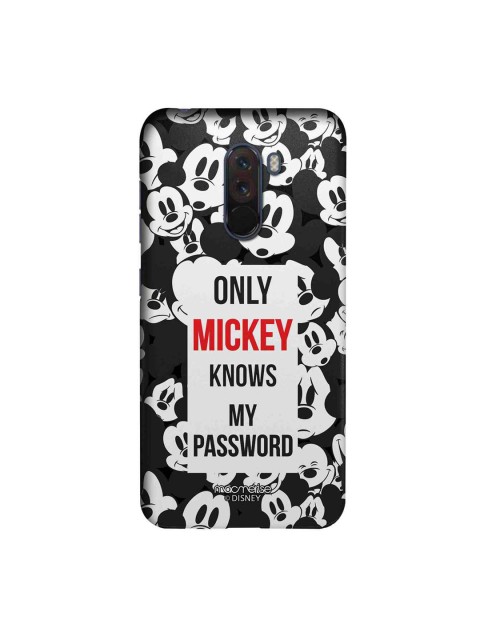 

macmerise Black & White Mickey Mouse My Password Xiaomi Poco F1 Back Case
