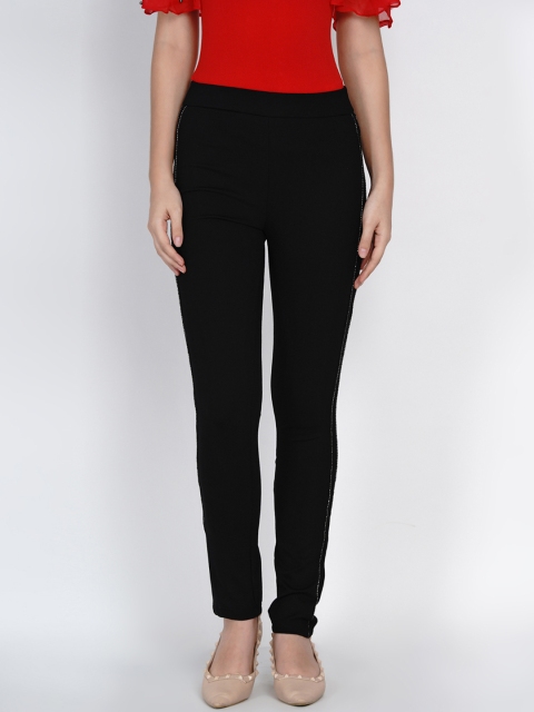

Deal Jeans Women Black Solid Slim-Fit Jeggings