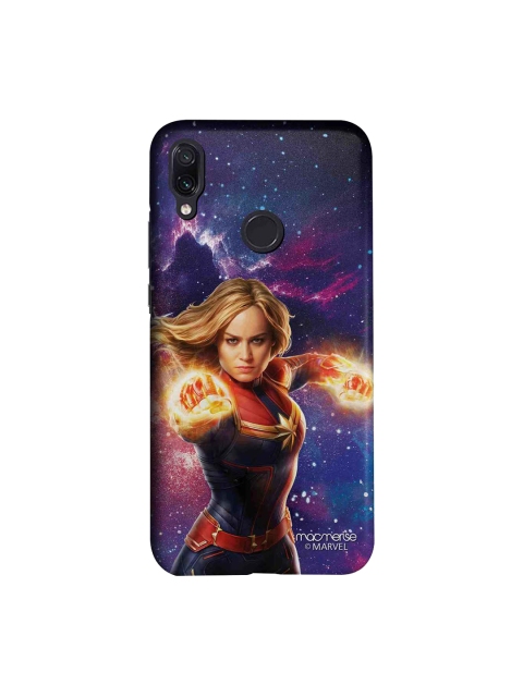 

macmerise Blue & Red Marvel Comics Fierce Captain Marvel Sublime Xiaomi Redmi Note 7 Back Case