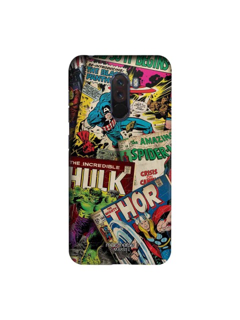 

macmerise Blue & Green Marvel Comics Collection Sublime Xiaomi Poco F1 Back Case