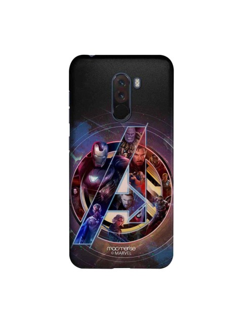 

macmerise Black & Blue Marvel Comics Avengers Infinity World Sublime Xiaomi Poco F1 Back Case
