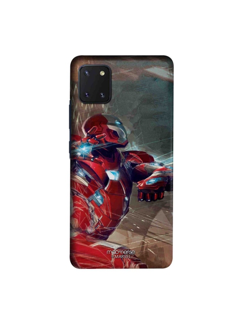 

macmerise Red & Brown Ironman Attack Sublime Samsung Note10 Lite Back Cover