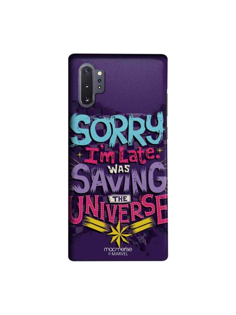 

macmerise Purple & Blue Captain Marvel Saving The Universe Samsung Note10 Plus Back Cover