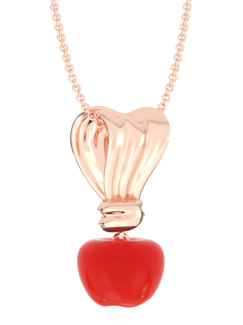 

Mia by Tanishq 14kt DisneySnow White Rose Gold Pendant