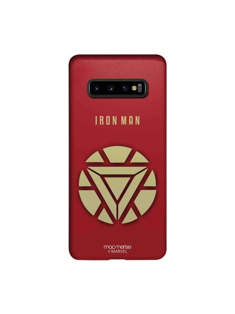 

macmerise Red & Brown Marvel Comics Minimalistic Ironman Sublime Samsung Galaxy S10 Plus Back Case