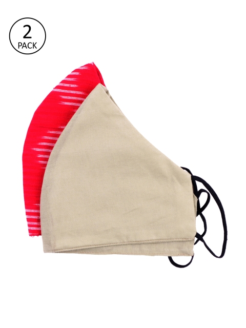

Carlton London Unisex Pack Of 2 3-Ply Reusable Outdoor Mask, Multi
