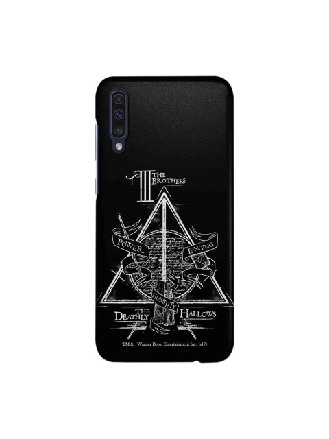 

macmerise Black & White Harry Potter The Deathly Hallows Sublime Samsung A50 Back Cover