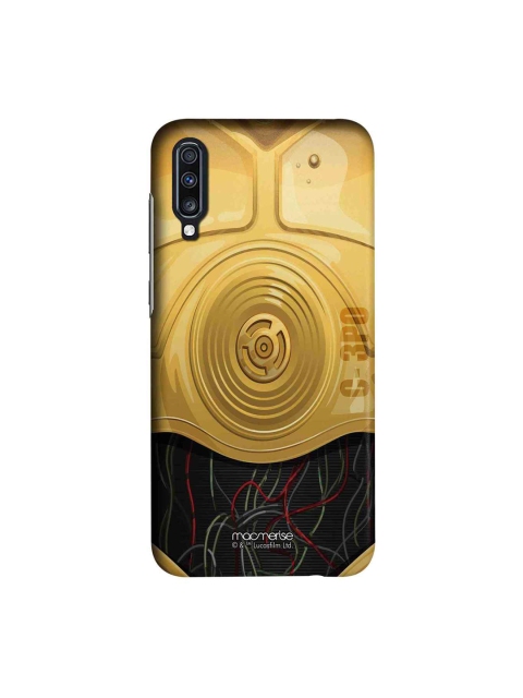 

macmerise Brown & Black Star Wars Attire C3PO Sublime Samsung Galaxy A70 Back Case