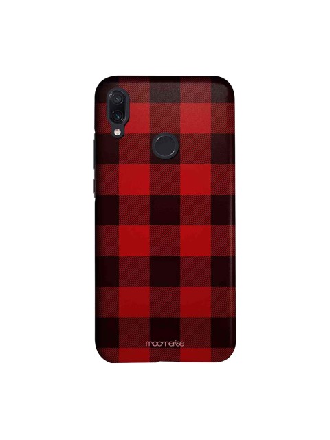 

macmerise Red & Black Checkmate Sublime Xiaomi Redmi Note 7 Back Cover