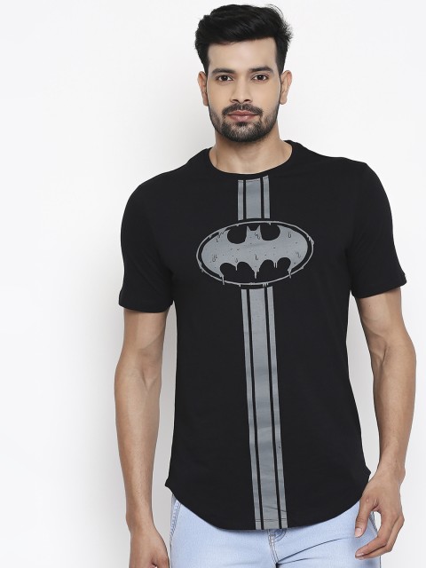 

The Souled Store Unisex Black Batman Printed Round Neck T-shirt