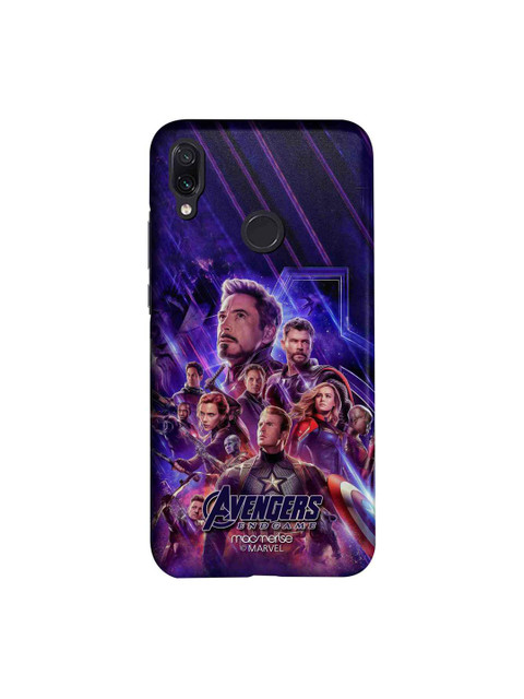

macmerise Blue & Purple Marvel Comics Avengers Endgame Poster Sublime Xiaomi Redmi Note 7 Back Case