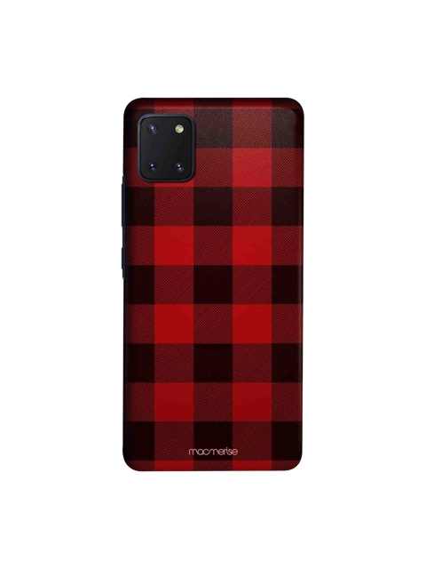 

macmerise Red & Black Checkmate Sublime Samsung Galaxy Note10 Lite Back Cover