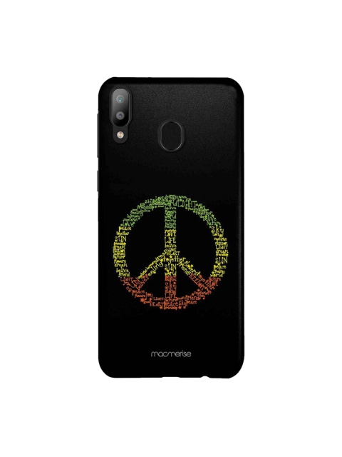 

macmerise Black & Green Symbol Of Peace Samsung Galaxy M20 Back Case