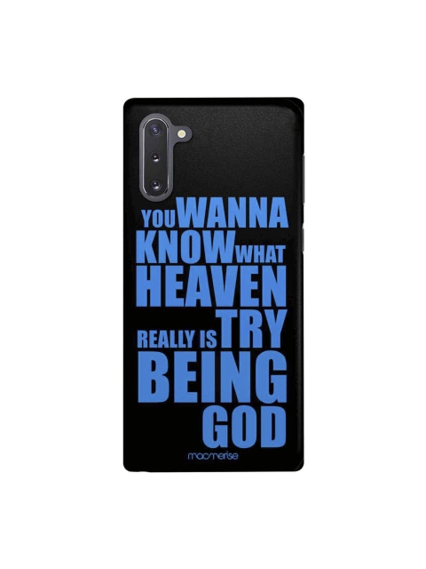 

macmerise Black & Blue Try Being God Sublime Samsung Galaxy Note 10 Back Case