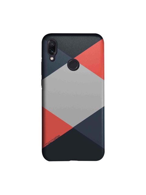 

macmerise Grey & Red Criss Cross Coral Sublime Xiaomi Redmi Note 7 Back Cover