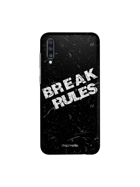 

macmerise Black & White Break Rules Samsung Galaxy A70 Back Case
