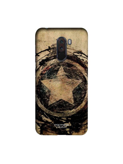 

macmerise Black & Brown Marvel Captain America Shield Sublime Xiaomi Poco F1 Back Case