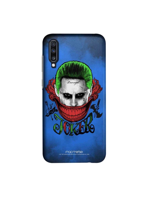 

macmerise Blue & Red DC Comics Damaged Joker Sublime Samsung A70 Back Cover