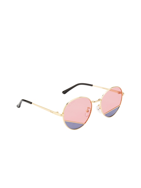 

Ted Smith Unisex Round Sunglasses TS-S19914_T4, Pink