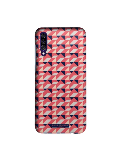 

macmerise Red & Grey Payal Singhal Coral Vy Sublime Case for Samsung A30s Back Cover