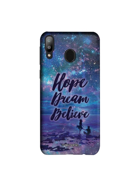 

macmerise Blue & Black Hope Dream Believe Sublime Samsung Galaxy M20 Back Case