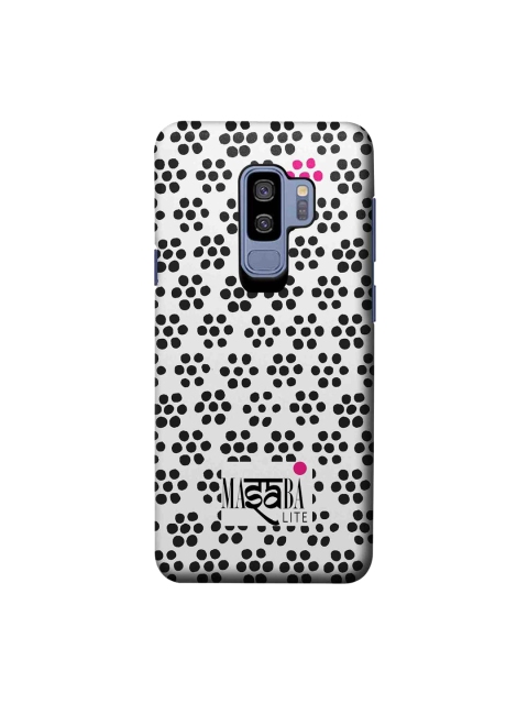 

macmerise Black & White Masaba Boondi Print Sublime Samsung Galaxy S9 Plus Back Case