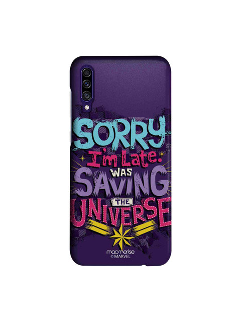 

macmerise Purple & Pink Captain Marvel Sublime Samsung Galaxy A30S Back Case