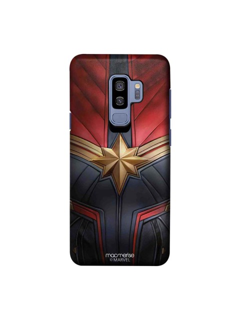 

macmerise Blue & Red Marvel Comics Suit Up Captain Marvel Sublime Samsung Galaxy S9 Plus Back Case