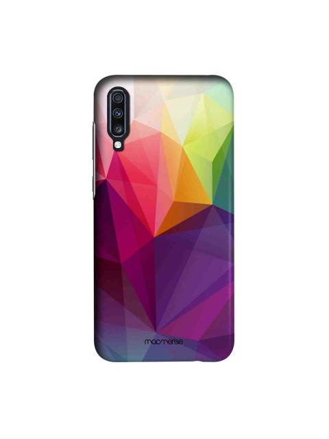 

macmerise Purple & Pink Crystal Art Samsung Galaxy A70 Back Case