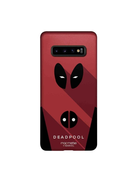 

macmerise Red & Black Marvel Comics Minimalistic Deadpool Sublime Samsung Galaxy S10 Plus Back Case