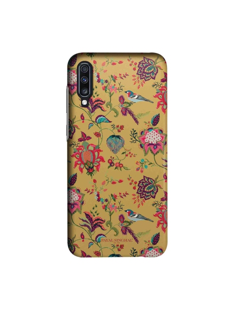 

macmerise Mustard Yellow & Purple Payal Singhal Chidiya Samsung Galaxy A70 Case
