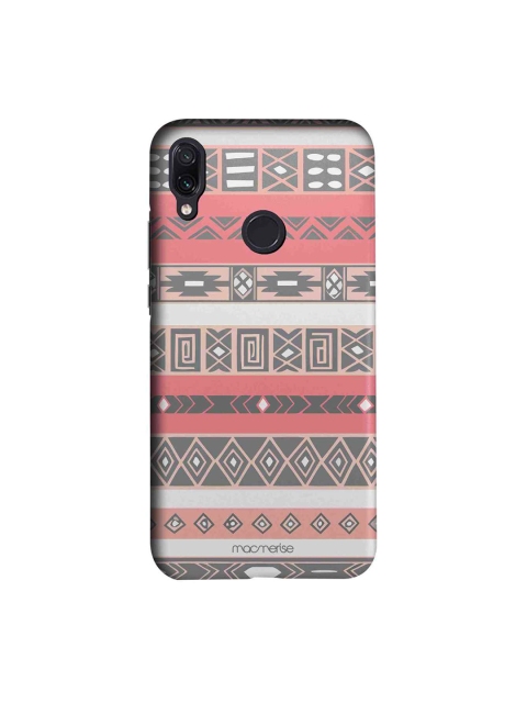 

macmerise Grey & Peach-Coloured Aztec Sublime Xiaomi Redmi Note 7 Back Case