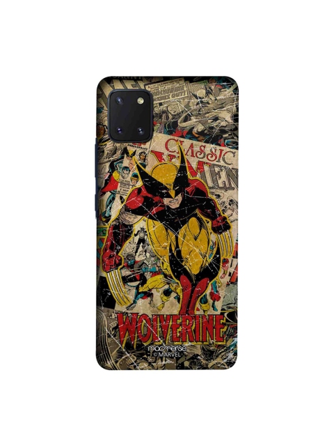 

macmerise Grey & Yellow Comic Wolverine Sublime Samsung Note10 Lite Back Cover