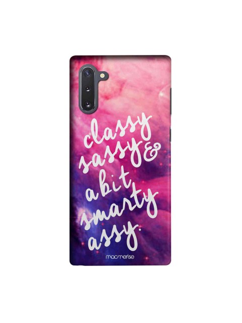 

macmerise Pink & Blue Smarty Assy Samsung Galaxy Note 10 Back Case