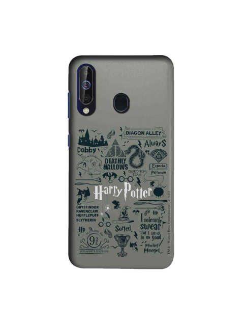 

macmerise Grey & Green Harry Potter Infographic Samsung Galaxy M40 Back Case
