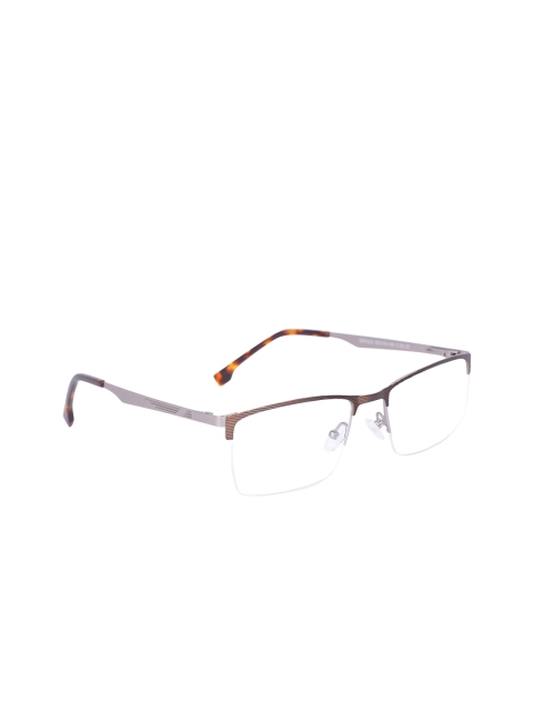 

MARC LOUIS Unisex Brown Solid Half Rim Rectangle Frames MARC LOUIS GM7233 C02 55 FR