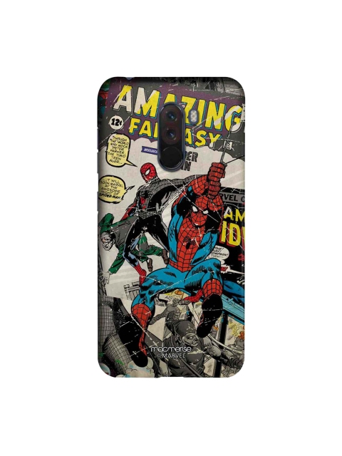 

macmerise Grey & Red Marvel Comics Spidey Sublime Xiaomi Poco F1 Back Case
