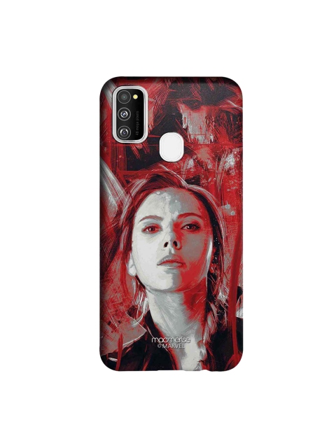 

macmerise Red & Grey Marvel Comics Charcoal Art Black Widow Samsung Galaxy M30S Back Case