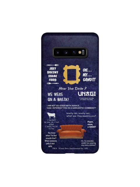 

macmerise Blue & White Friends Essentials Sublime Samsung Galaxy S10 Plus Back Case