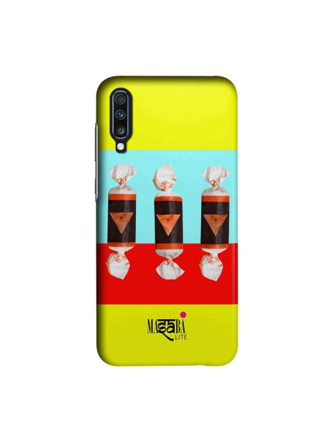 

macmerise Yellow & Blue Masaba Cone Candy Sublime Samsung A70 Back Cover